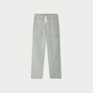 Light Blue Casual Cotton Pants