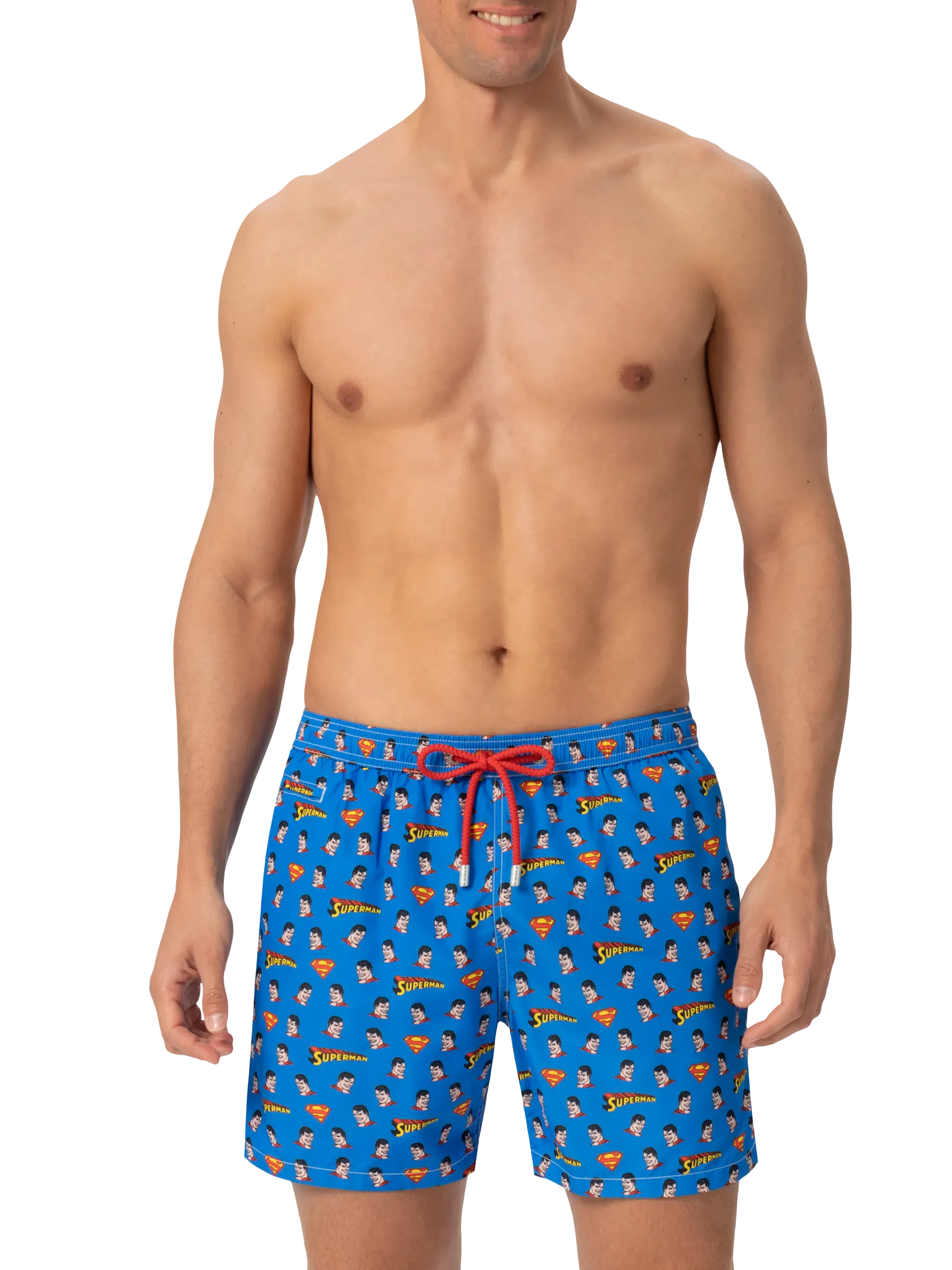Lightweight fabric swim shorts Lighting with Superman print | MARVEL SPECIAL EDITION
