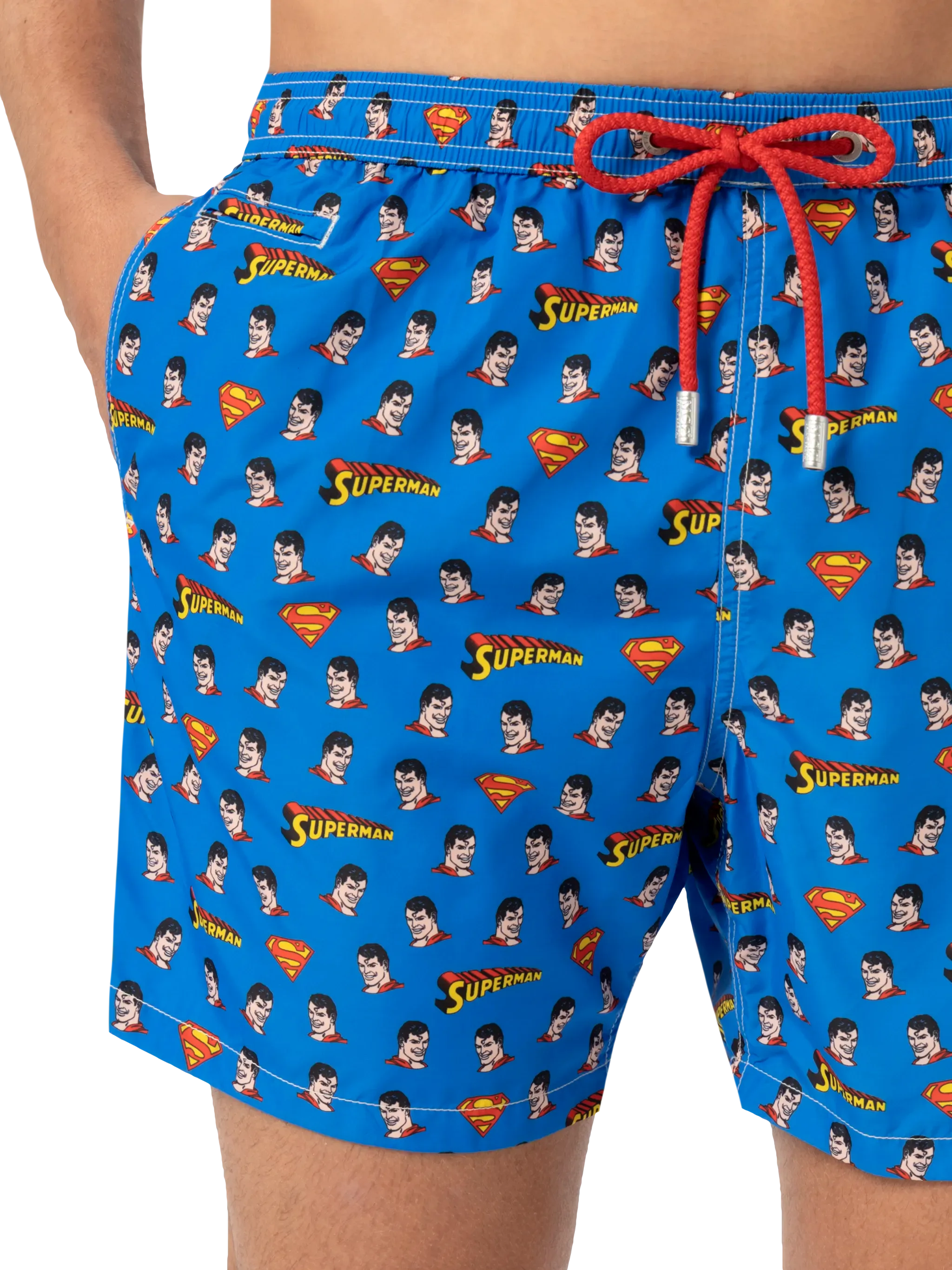 Lightweight fabric swim shorts Lighting with Superman print | MARVEL SPECIAL EDITION