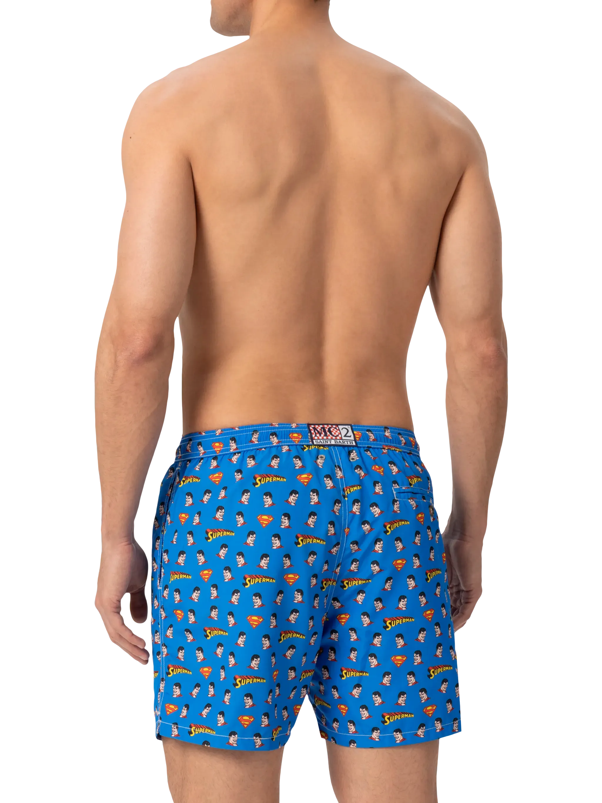 Lightweight fabric swim shorts Lighting with Superman print | MARVEL SPECIAL EDITION