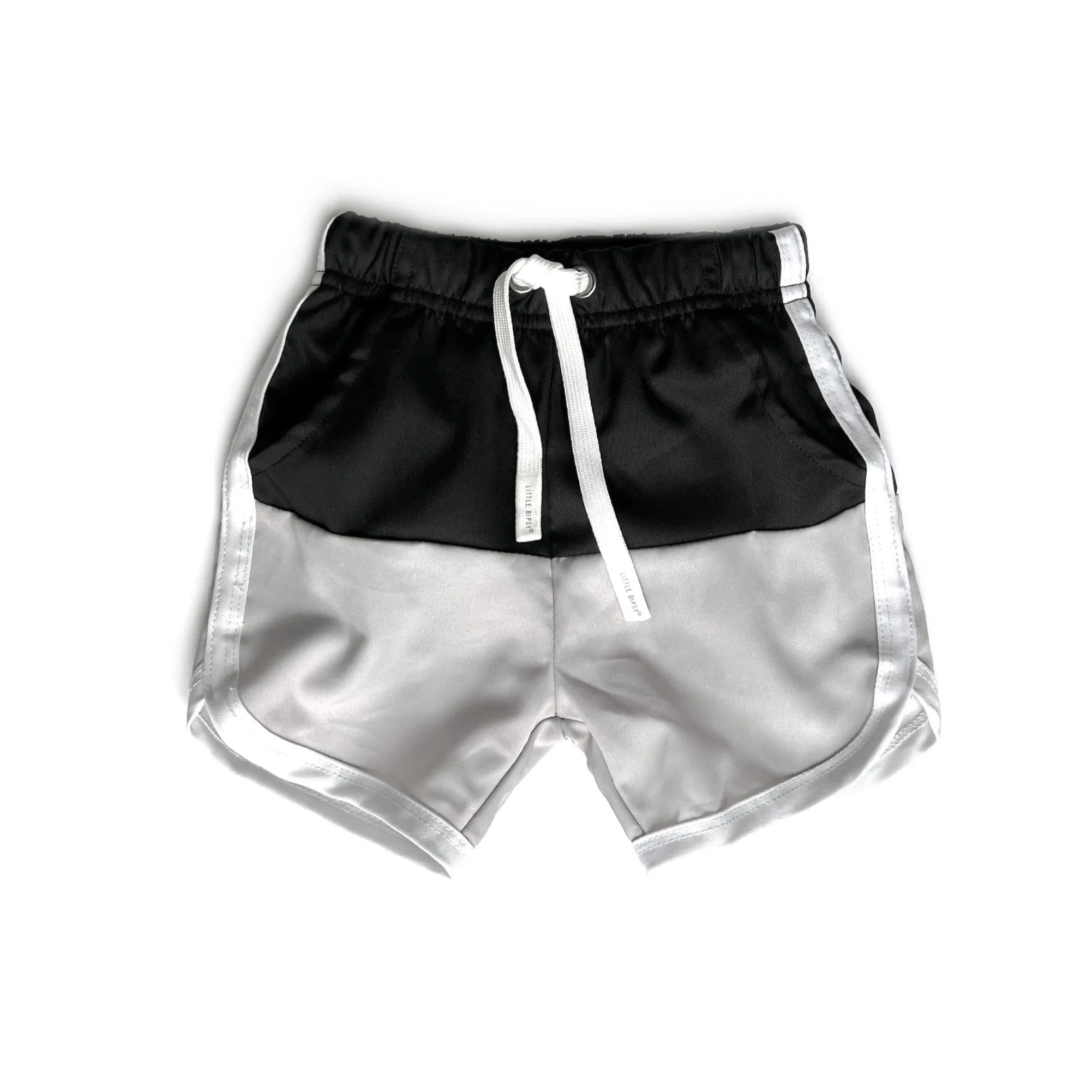 Little Bipsy Hybrid Play   Swim Shorts - Monochrome