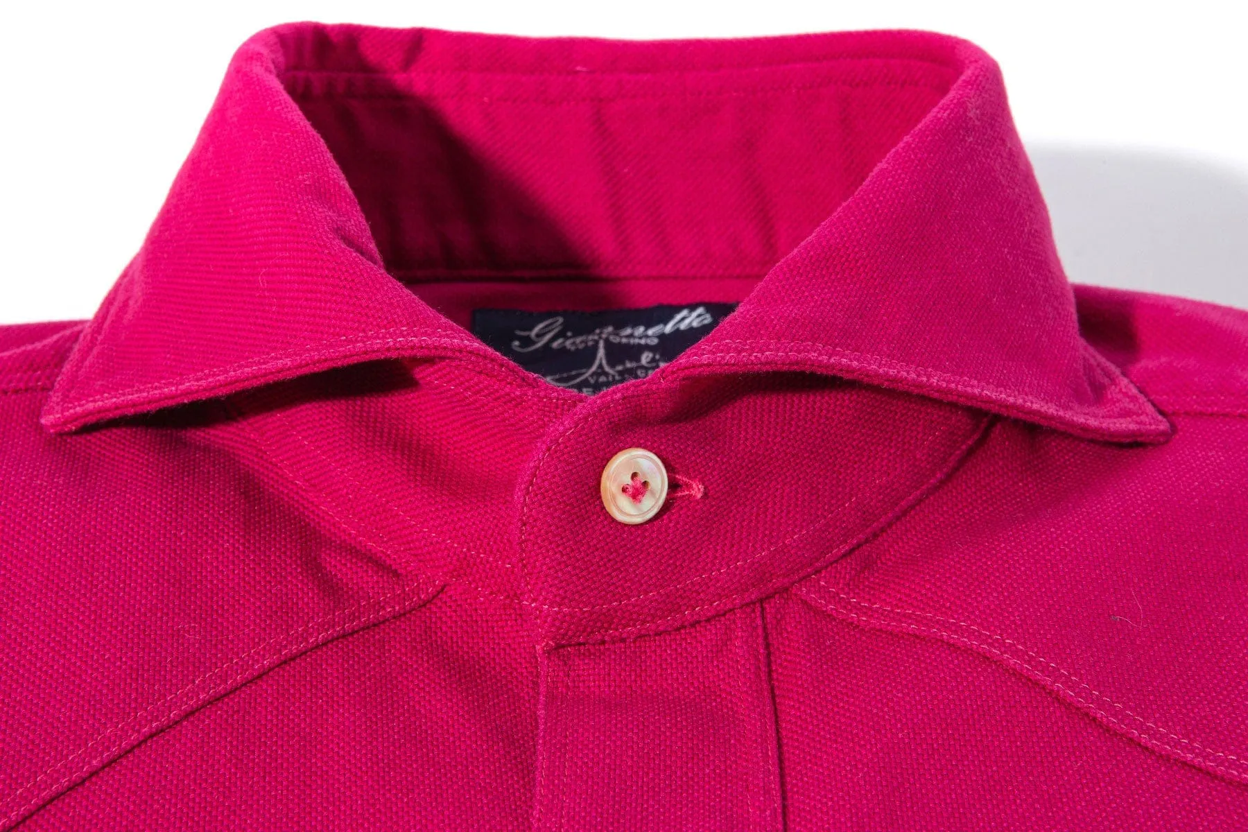Lourmarin Denim Shirt in Fuchsia
