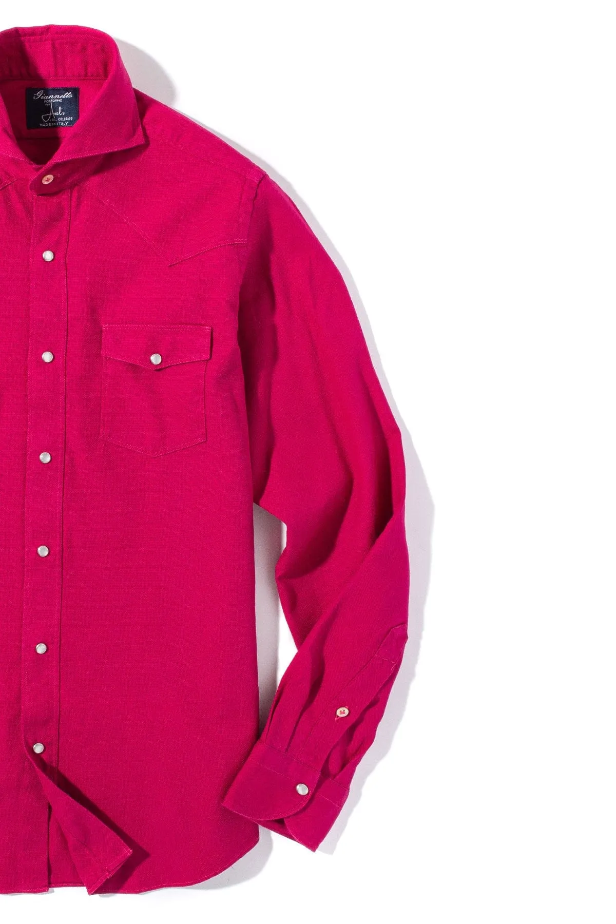 Lourmarin Denim Shirt in Fuchsia