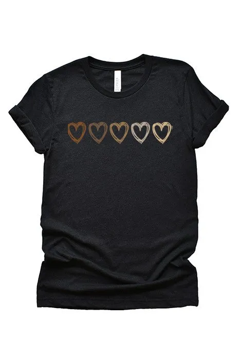 LOVE & HEARTS GRAPHIC TEE