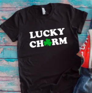 Lucky Charm St. Patrick's Day, Black Unisex Short Sleeve T-shirt