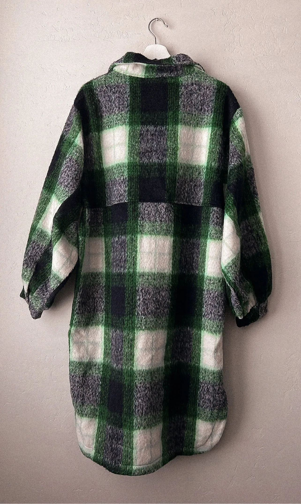 lucky you plaid long jacket  on his