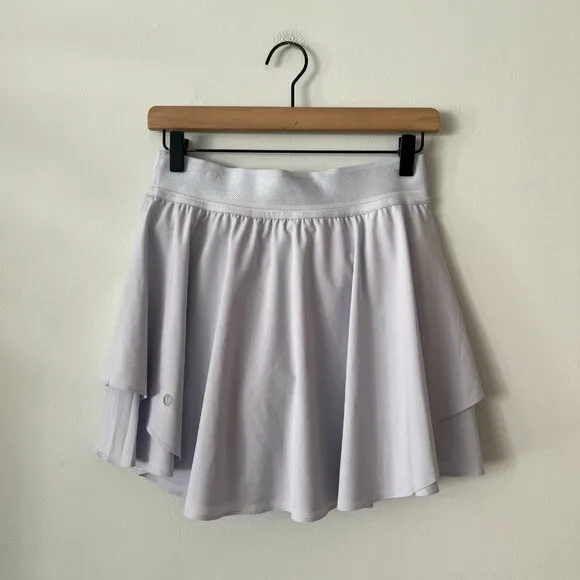 Lululemon Court Rival High Rise Skort Light Purple Women's Size 6