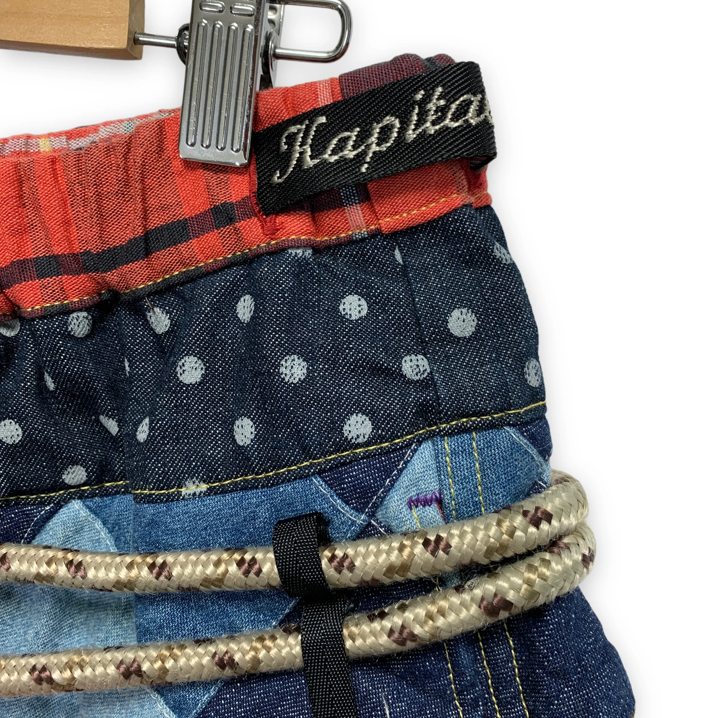 [M] Kapital ECO Baka Crazy Rope Carabiner Shorts