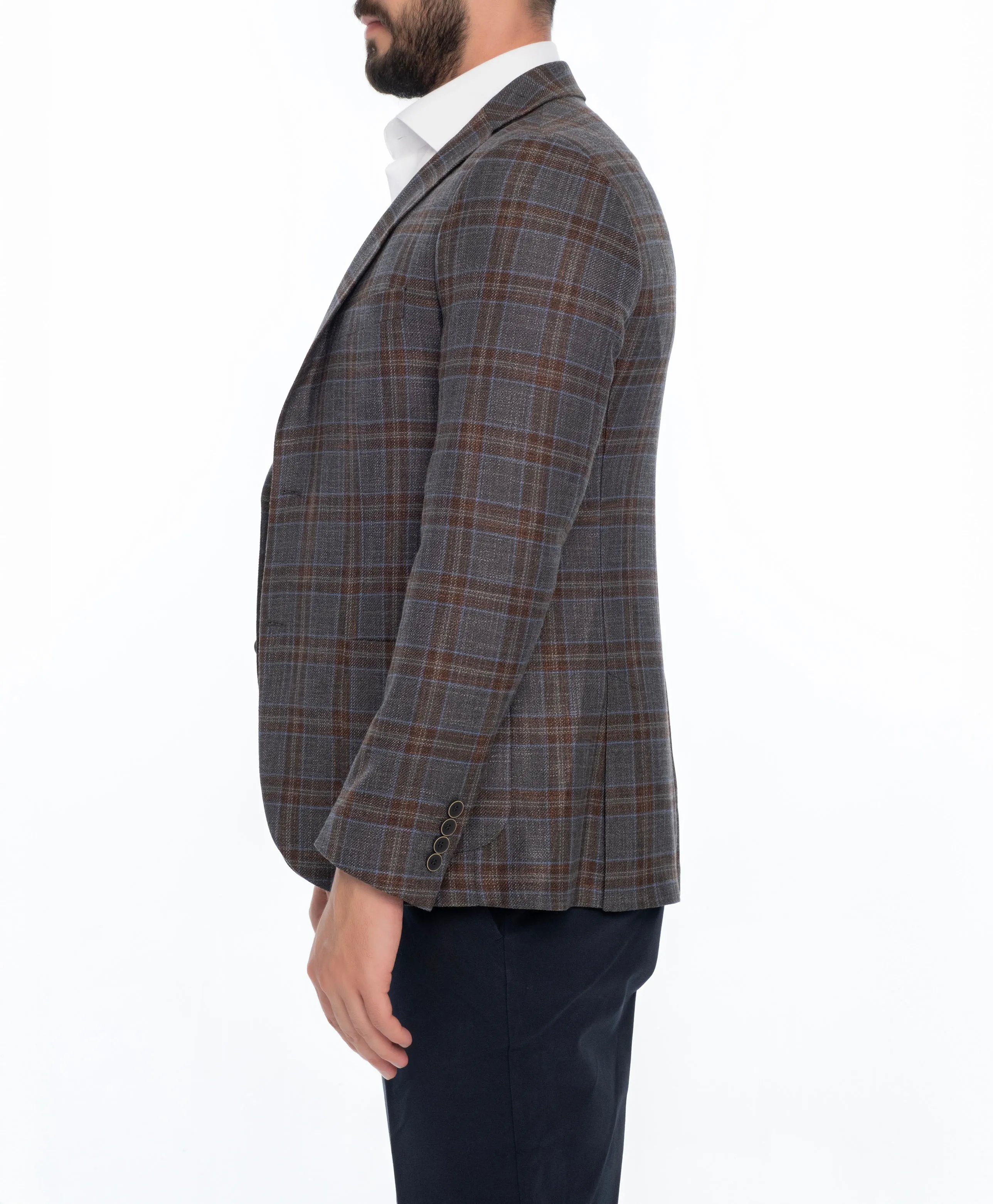 MARION REGULAR FIT PLAID SPORT COAT