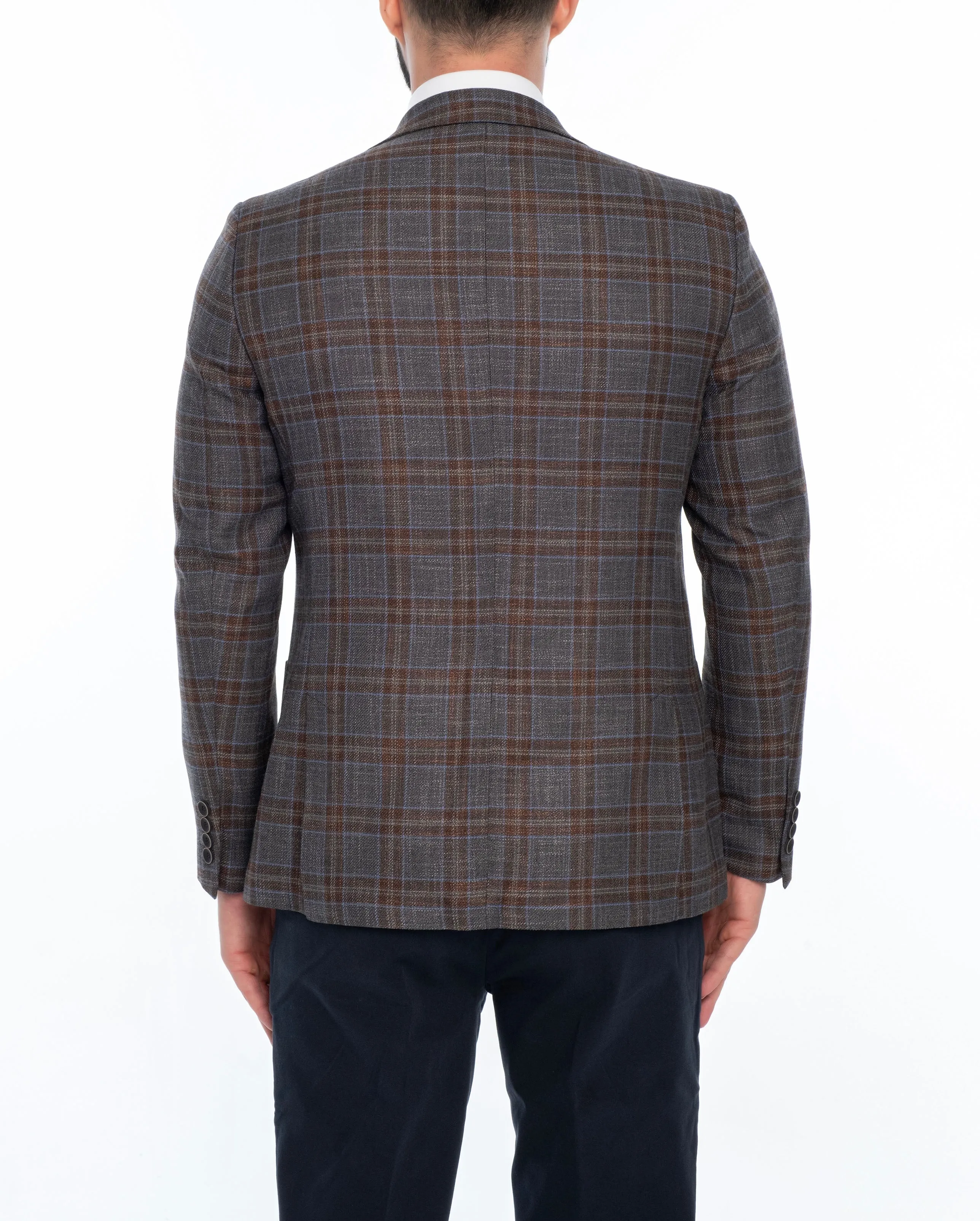 MARION REGULAR FIT PLAID SPORT COAT