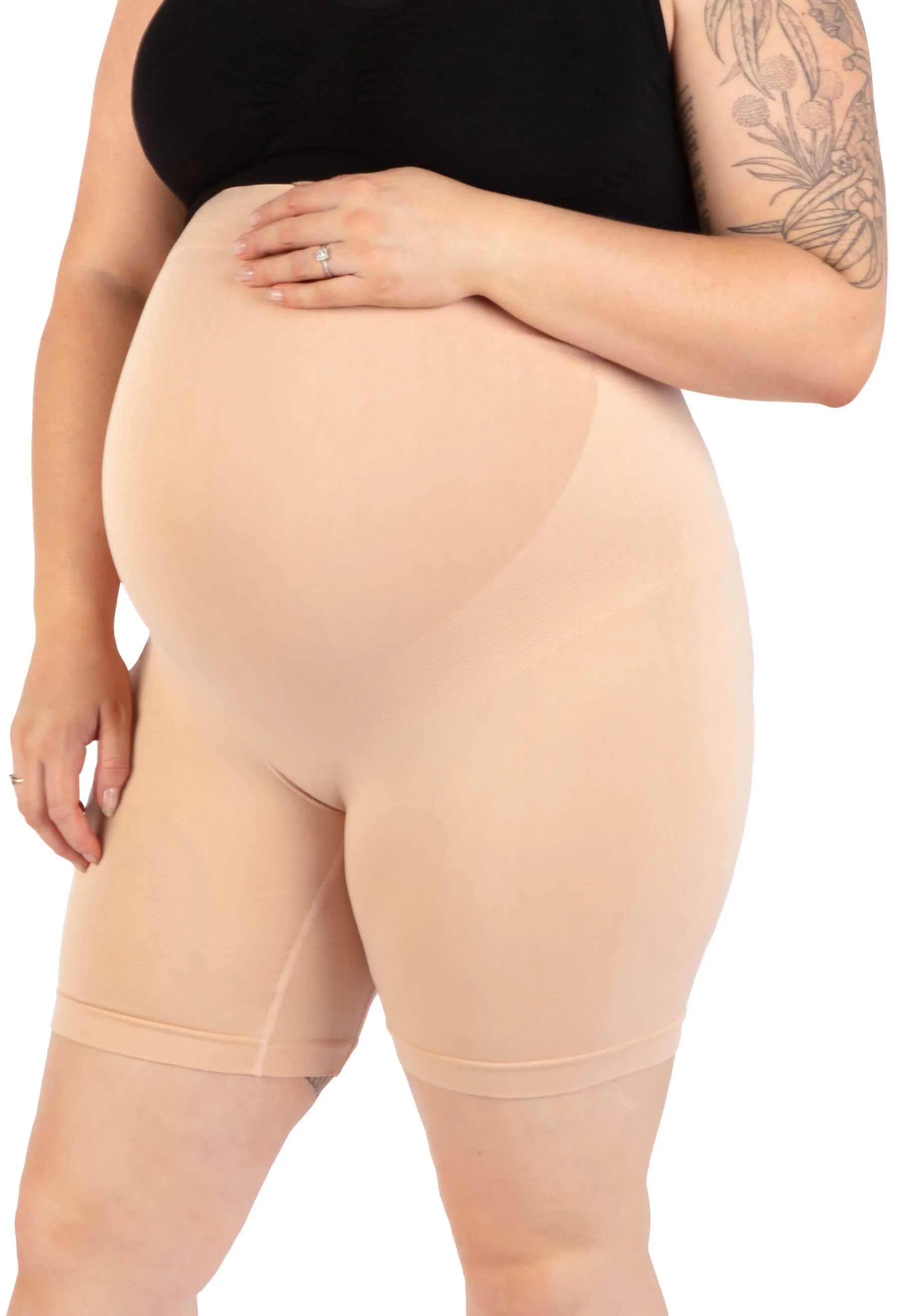 Maternity Shorts with Tummy Support - 2 Pack