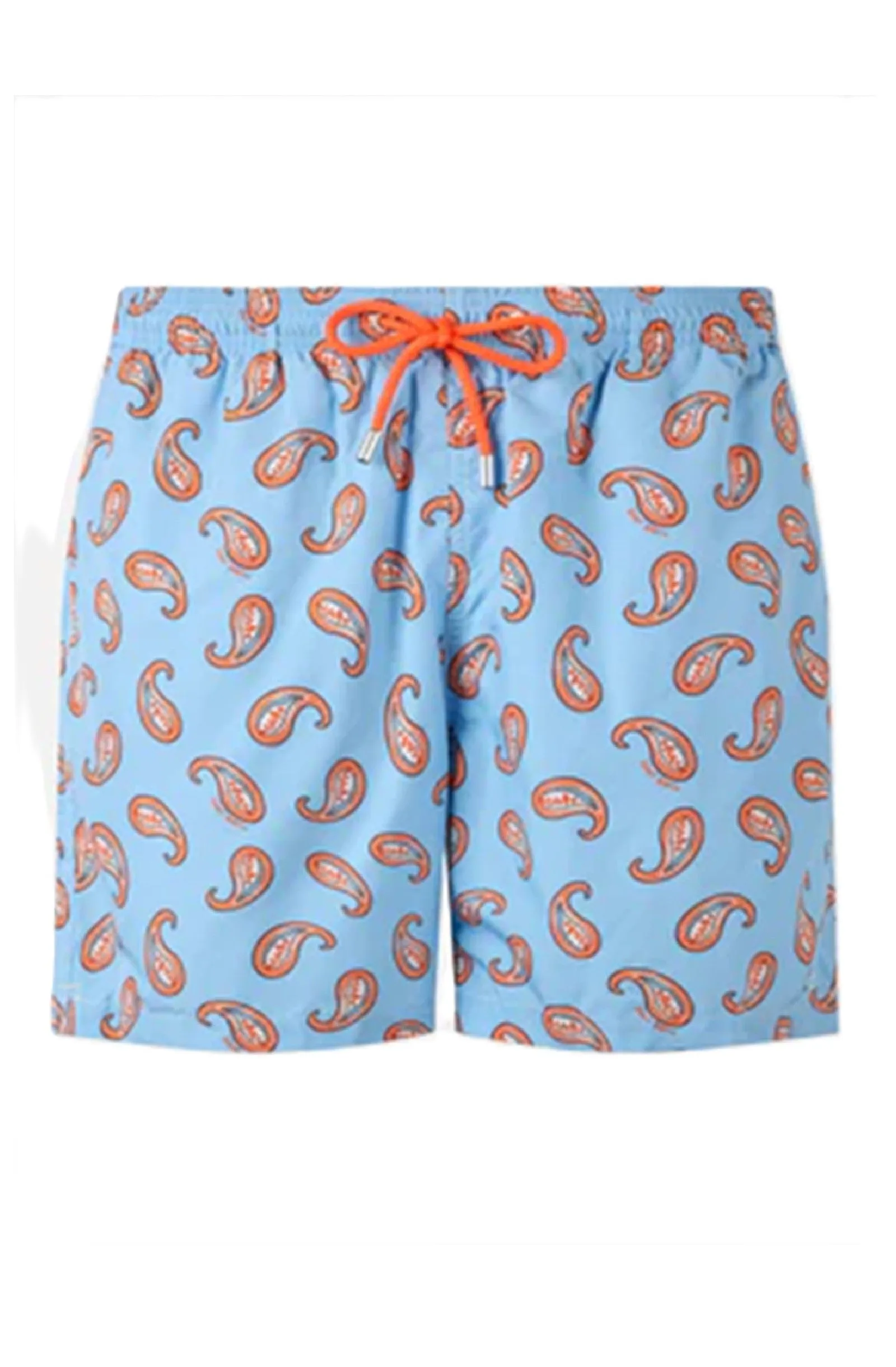 MC2 SAINT BARTH Men Light Fabric Swim Shorts with Paisley print