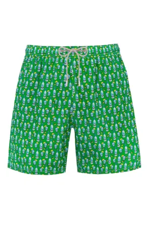 MC2 SAINT BARTH Men Lightweight Fabric Swim Shorts Lighting Micro Fantasy Vodka St. Barth