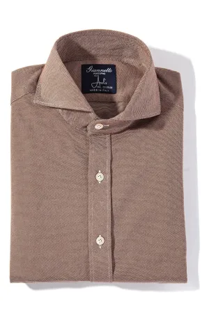 Menerbes Jersey Shirt in Brown
