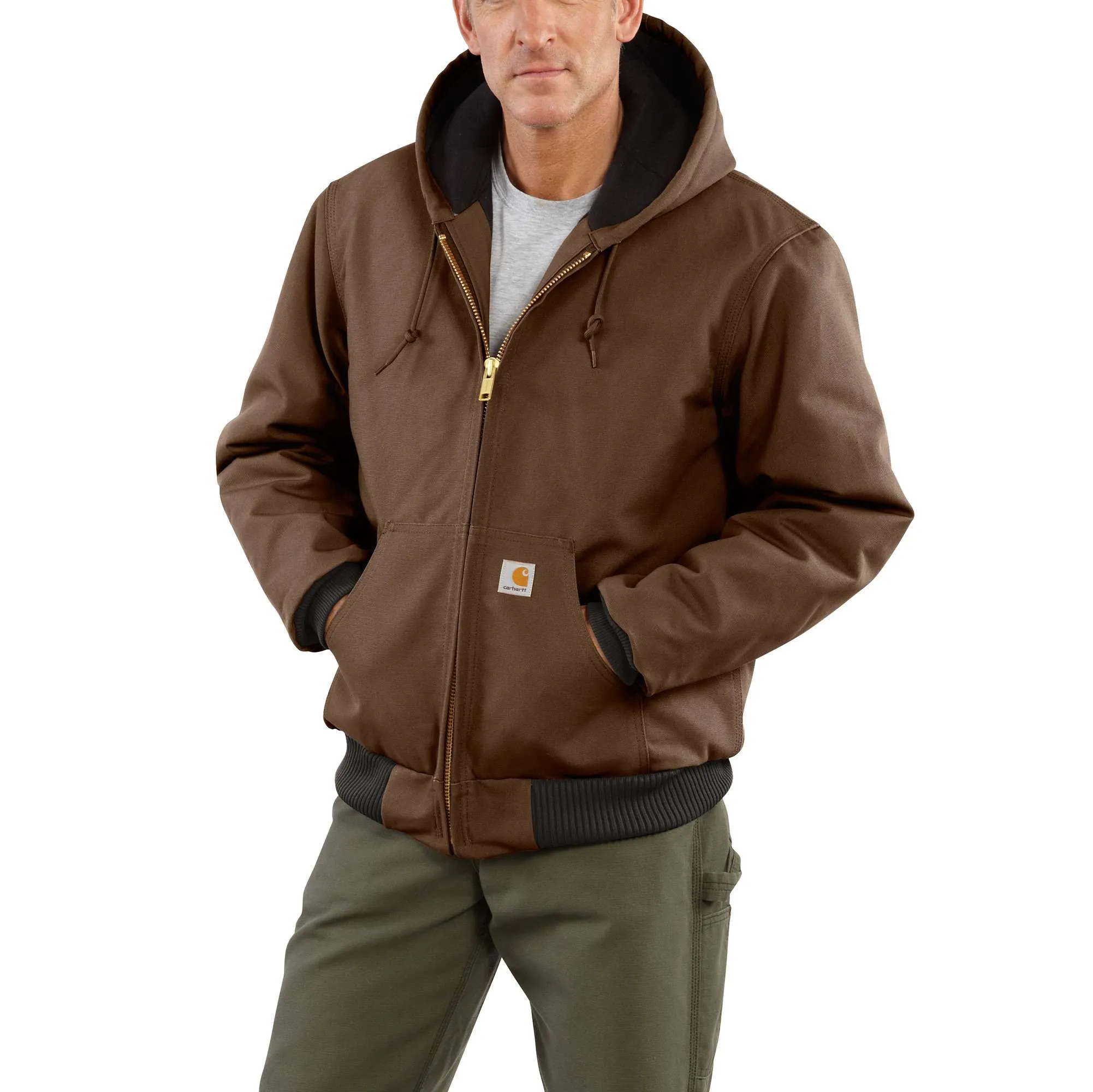 Men's Flannel-Lined Active Jac - Loose Fit - Firm Duck - 3 Warmest Rating
