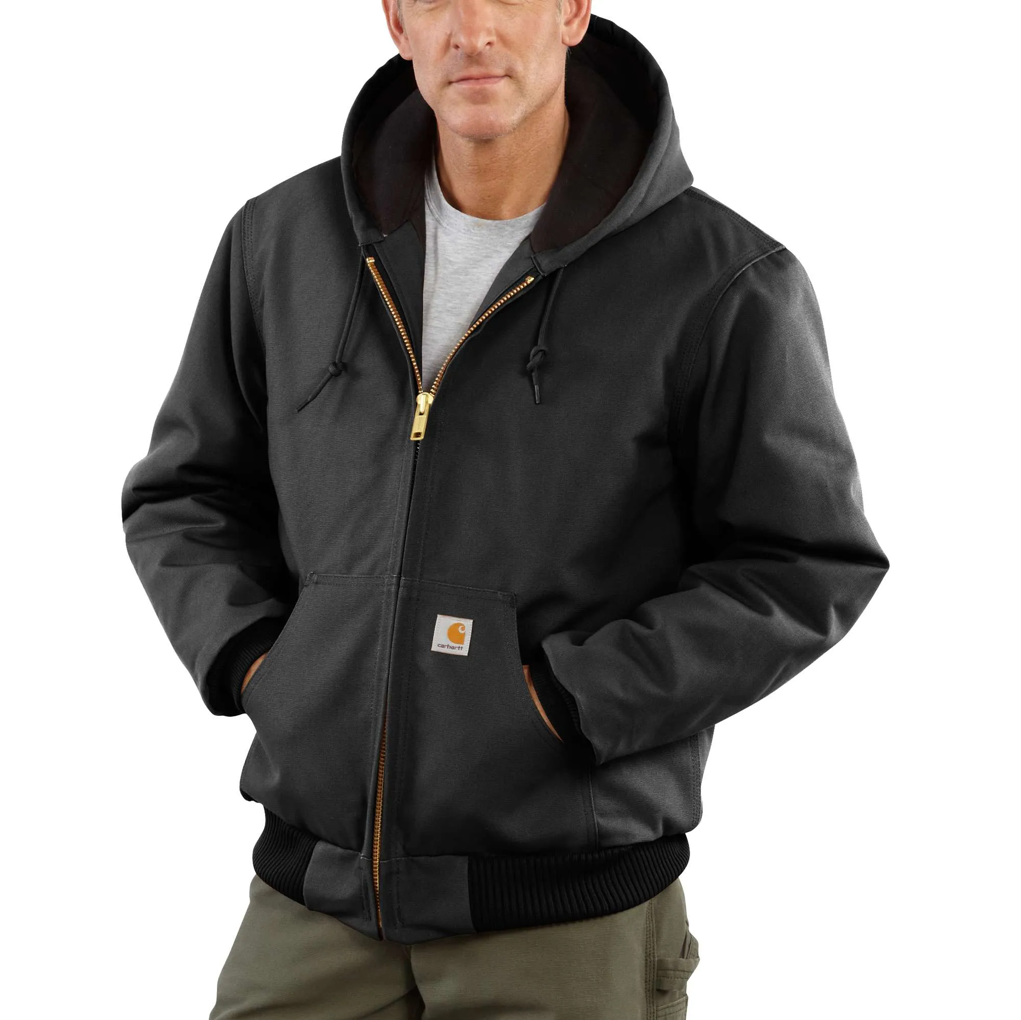 Men's Flannel-Lined Active Jac - Loose Fit - Firm Duck - 3 Warmest Rating