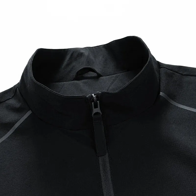 Men's Jacket 2024 Autumn New Loose Large Size and Breathable Outdoor Adventure Waterproof Stand Collar Coat Men Windproof Jacket