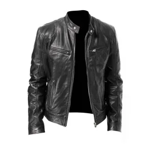 Men's Leather Jacket – Stylish Design, Durable Quality, Perfect for Any Occasion