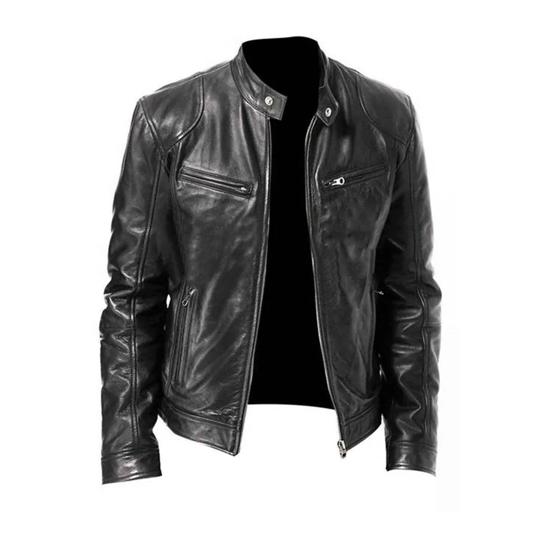 Men's Leather Jacket – Stylish Design, Durable Quality, Perfect for Any Occasion