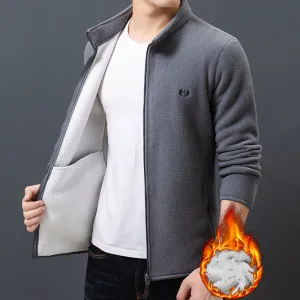 Men's plus fleece jacket
