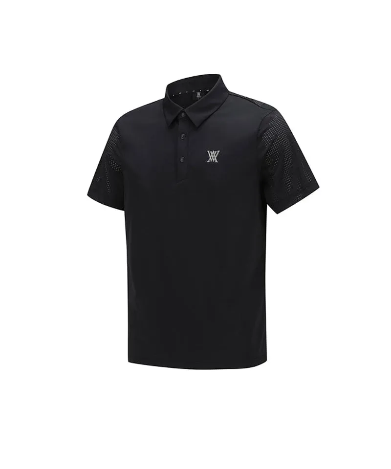 Men's Signature Logo Short T-Shirt - Black