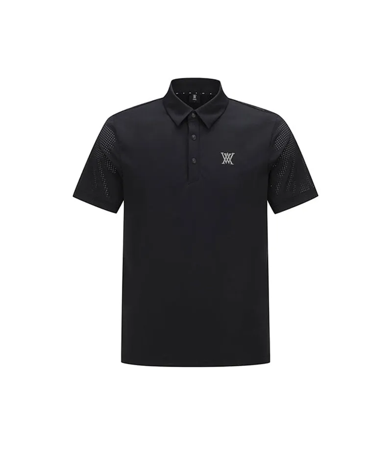 Men's Signature Logo Short T-Shirt - Black