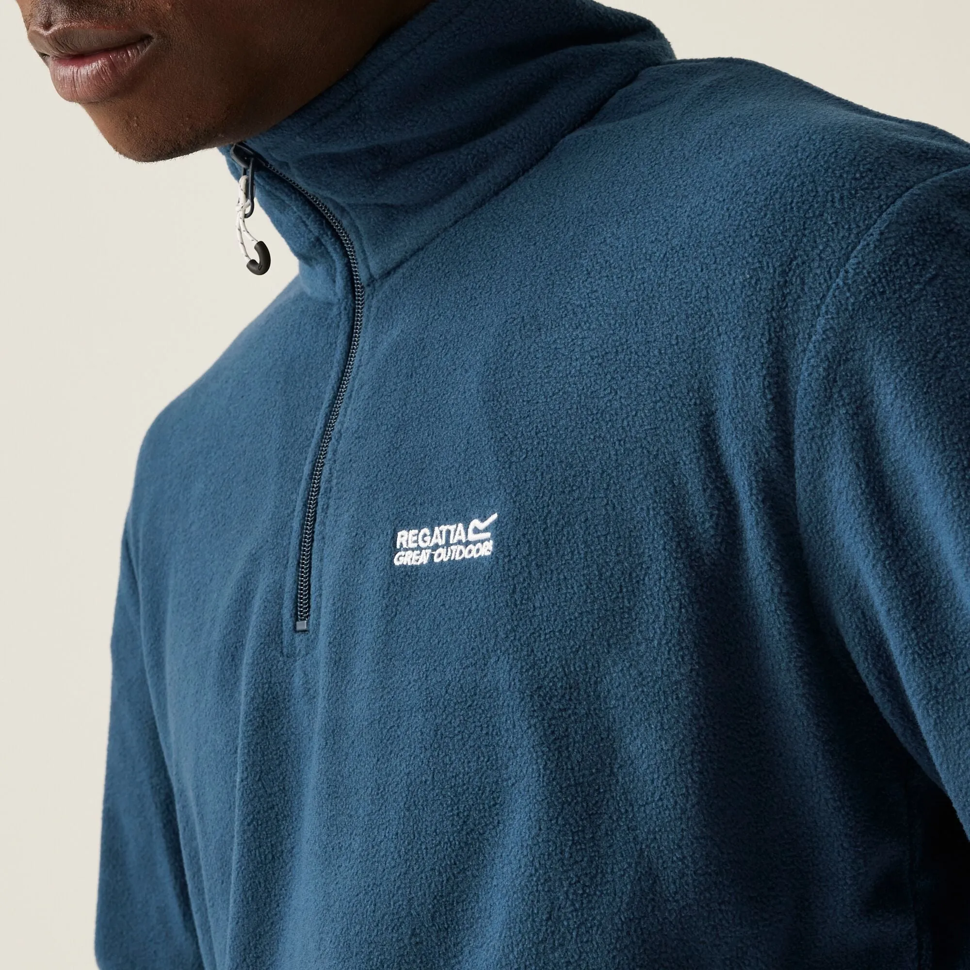 Men's Thompson Lightweight Half Zip Fleece | Moonlight Denim Navy