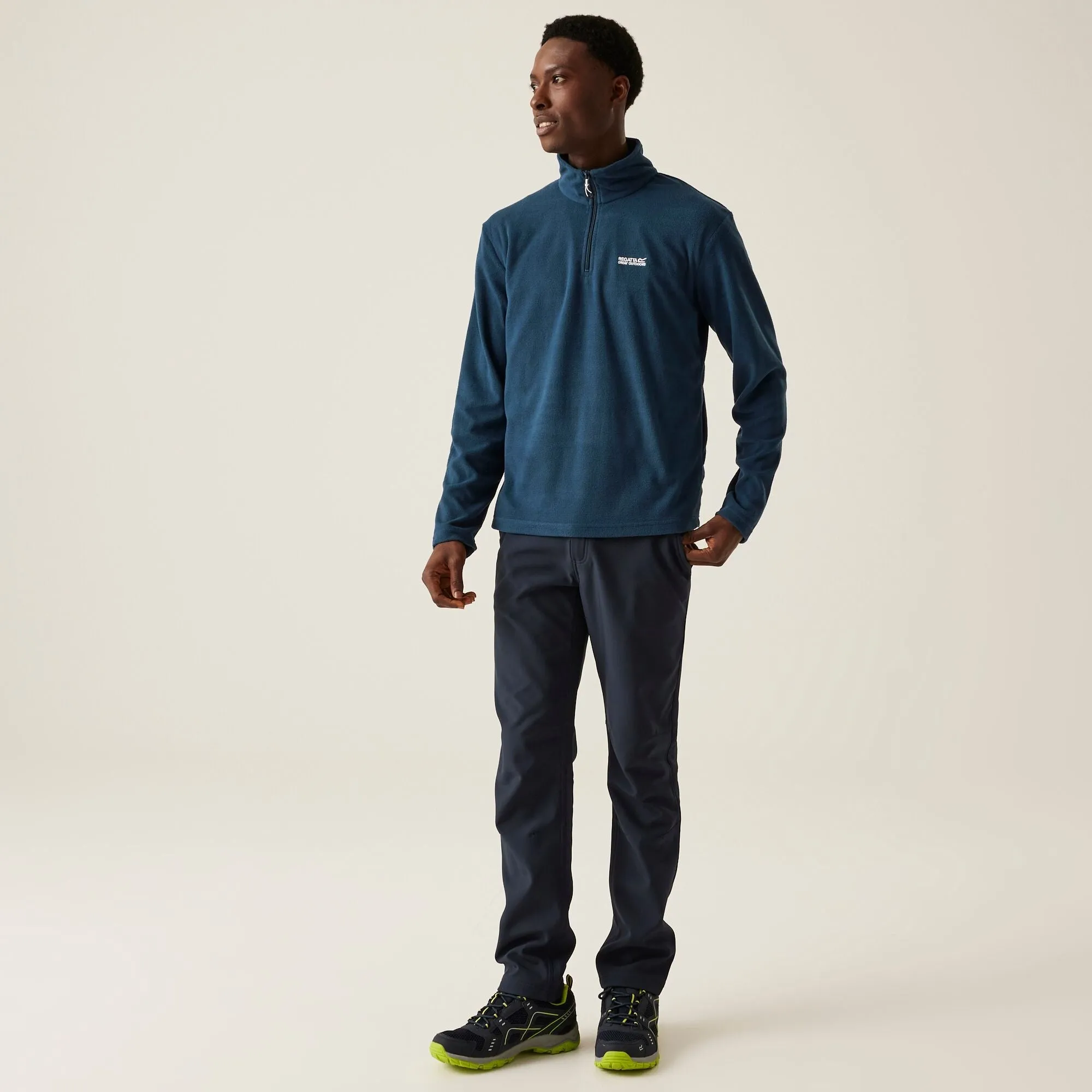 Men's Thompson Lightweight Half Zip Fleece | Moonlight Denim Navy