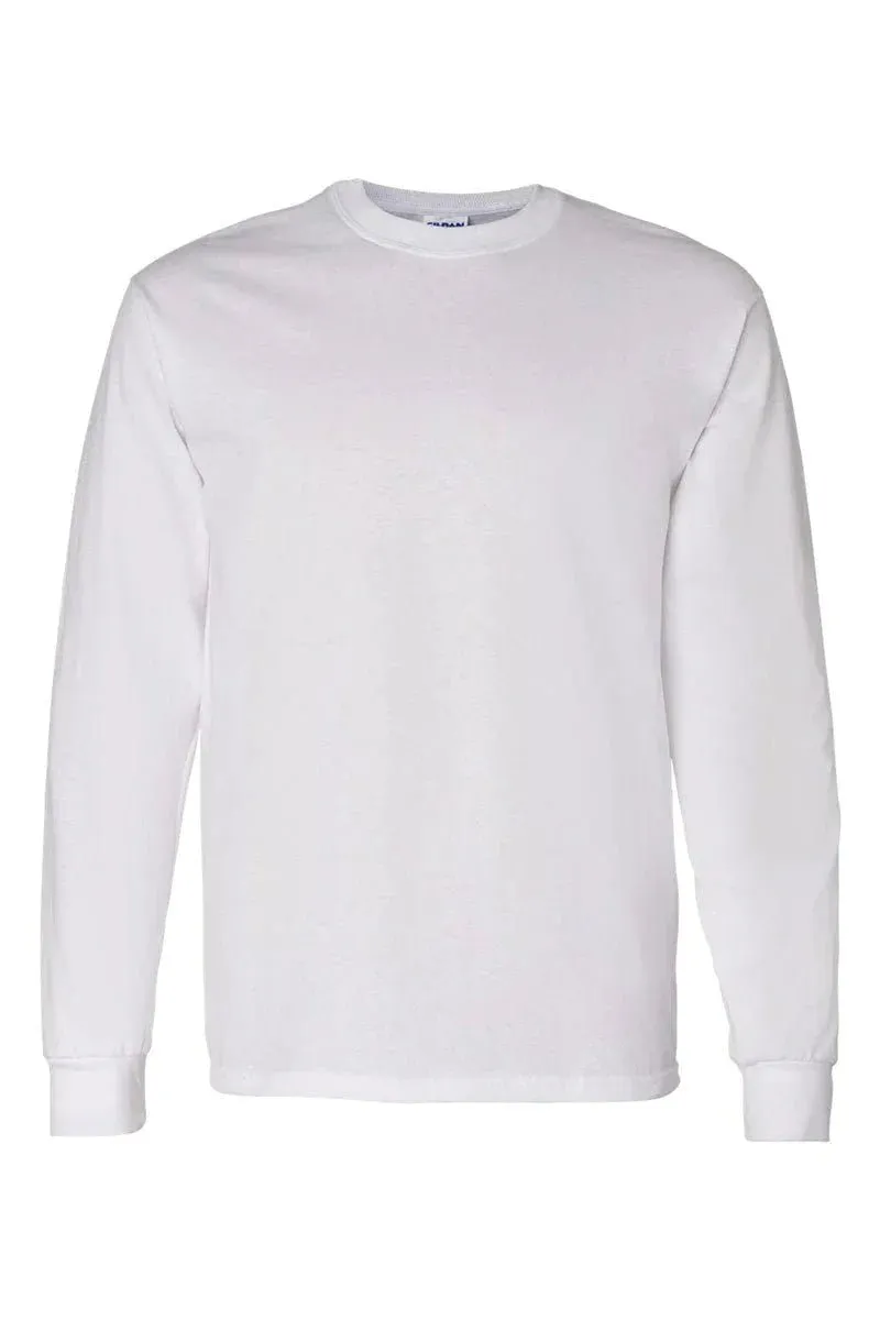 Merry Varsity Pink Heavy Cotton Long Sleeve Adult T-Shirt
