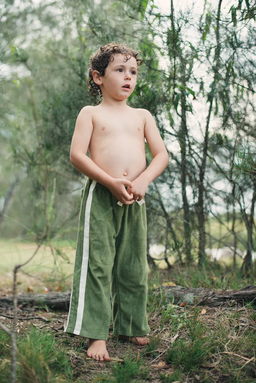 Mini Terry Pant Olive
