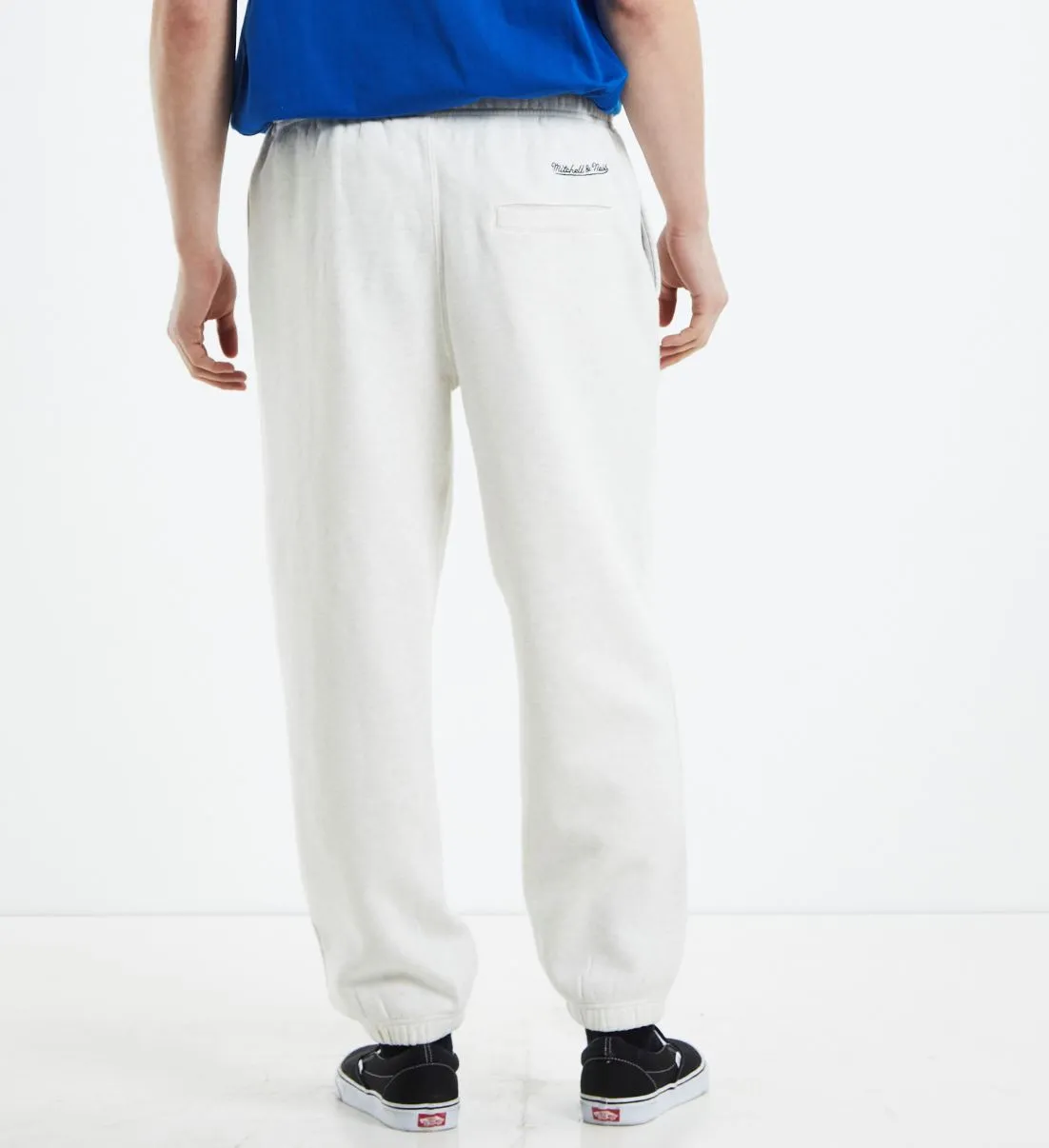 Mitchell & Ness NBA New York Knick White Sweat Pants Size Large