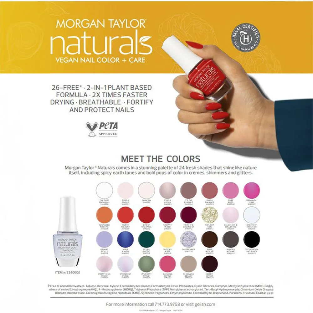 Morgan Taylor Naturals - Wander With Me / 0.5 oz.