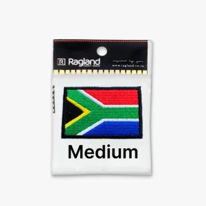 Motif Iron On Badge - SA FLAG Medium (60x40mm)