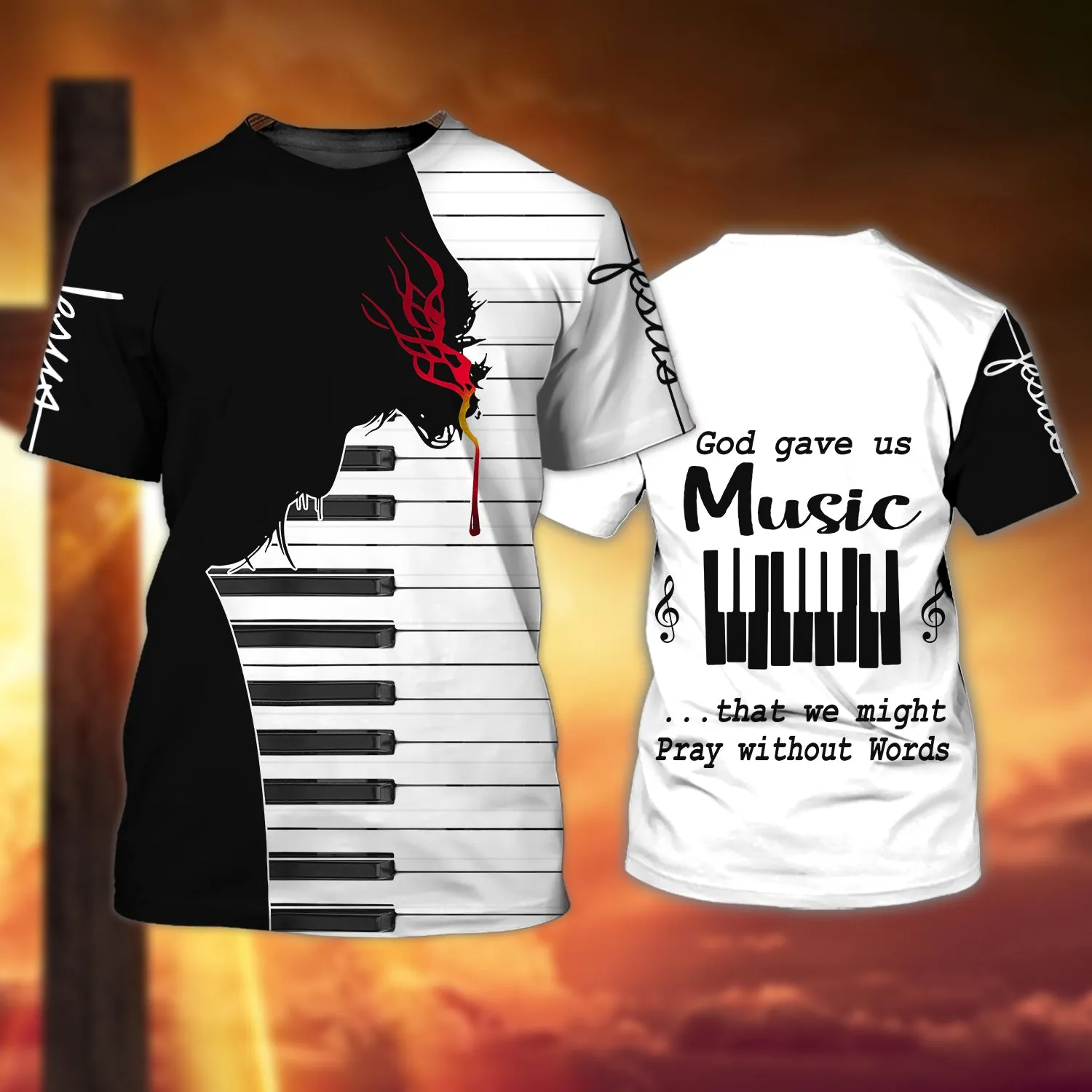 Music - Piano - 3D Full Print