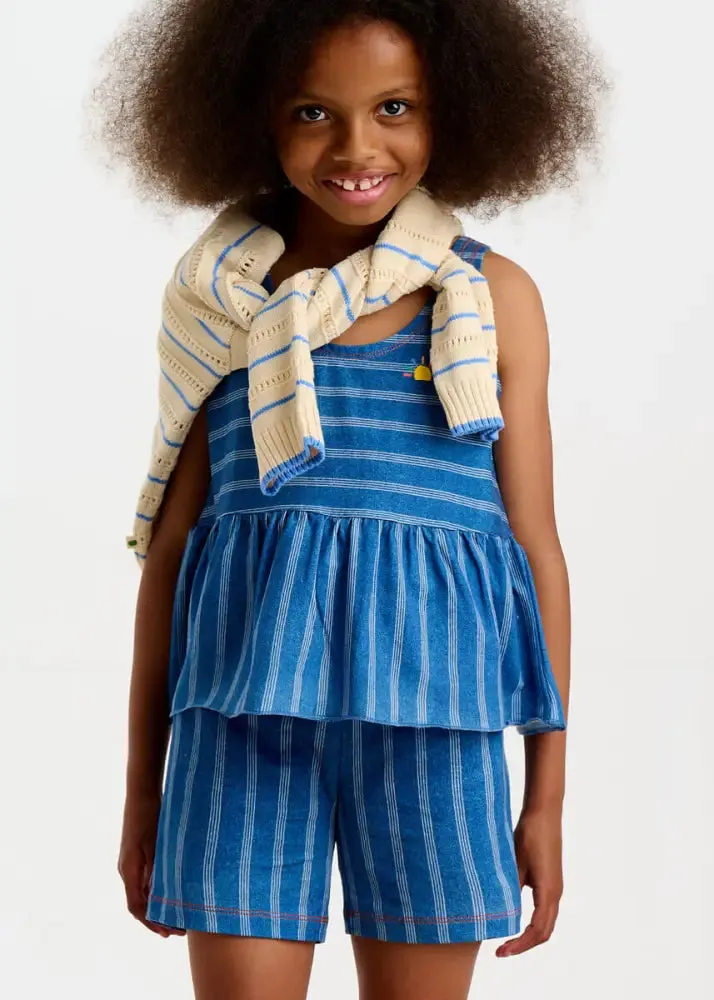 Mykanos - Denim Pinstripe Baby & Kids Shorts