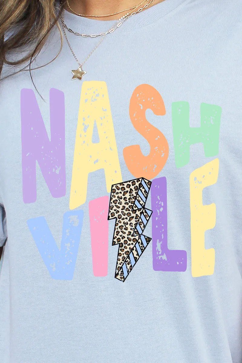 Nashville Bolt Pastel Unisex Blend Tee