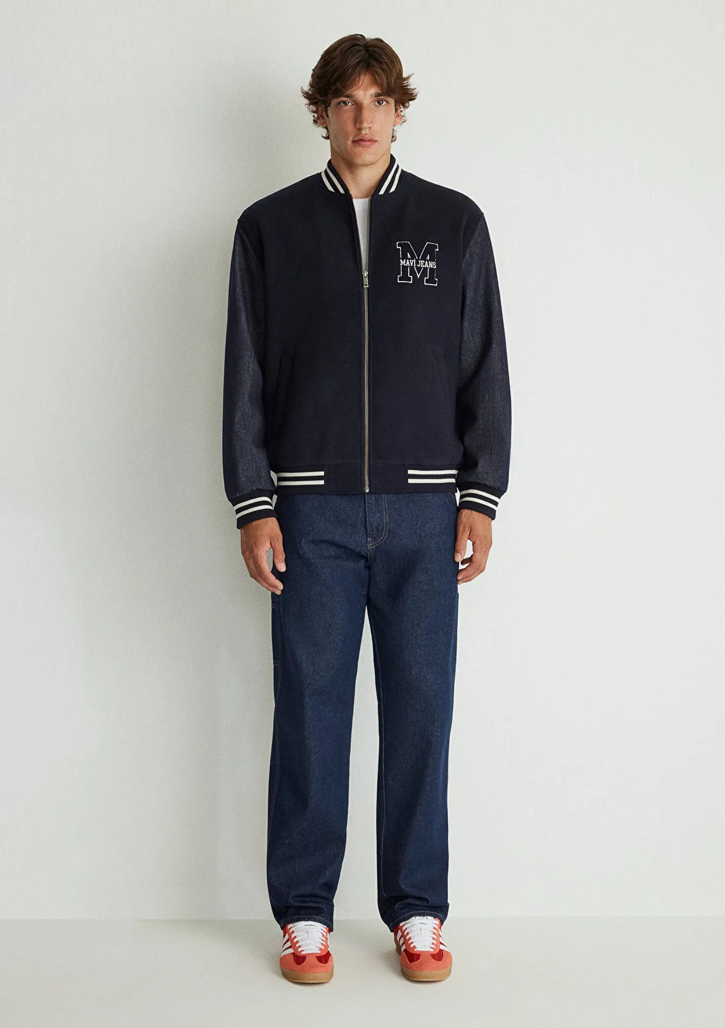 Navy Bomber Jacket