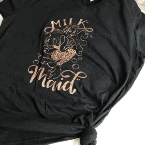 NEW Limited Edition Rose Gold Milk Maid V Neck Unisex Tees