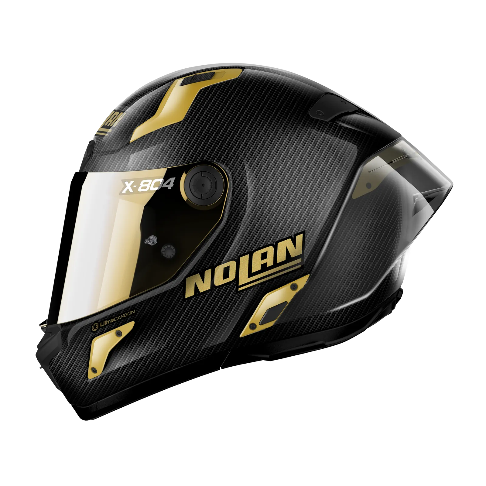 Nolan - X-804 RS Carbon/Gold Helmet