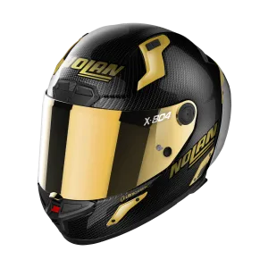 Nolan - X-804 RS Carbon/Gold Helmet