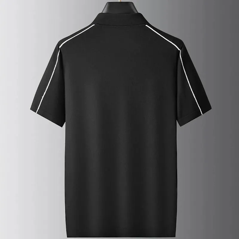 Obsidian Phoenix Luxury Wool Short Sleeve Pullover Sweater