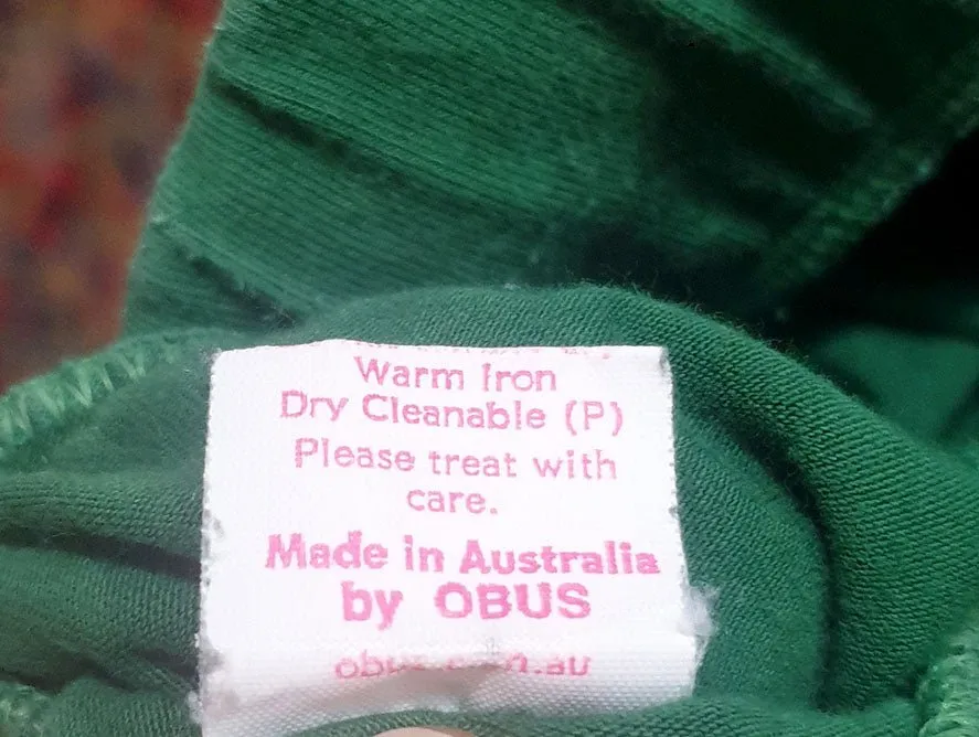 Obus green traveler pants size 3, best fits 10