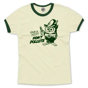Official Woodsy Owl Men's Ringer Tee