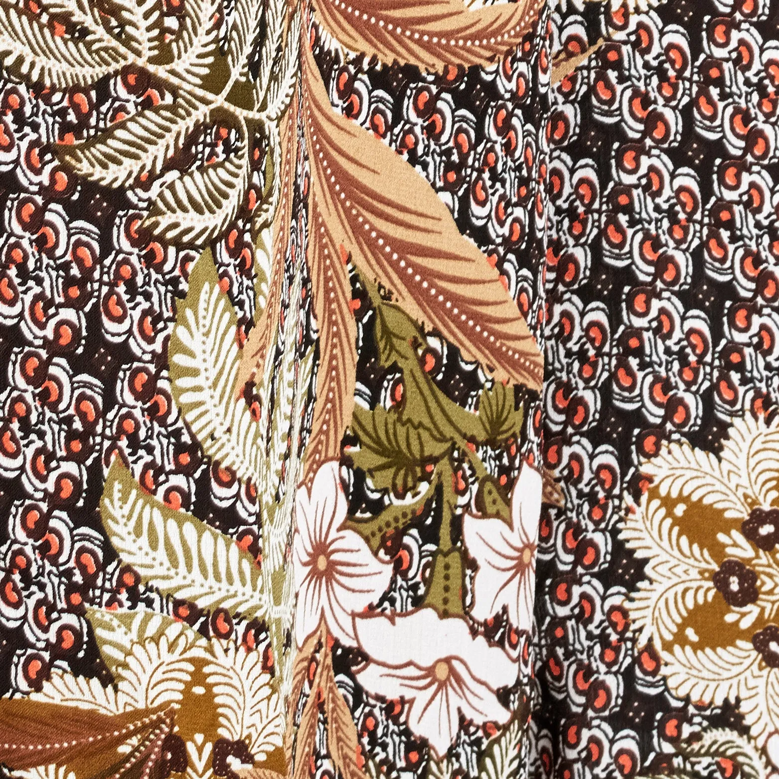 Olive Floral Palazzo Pants