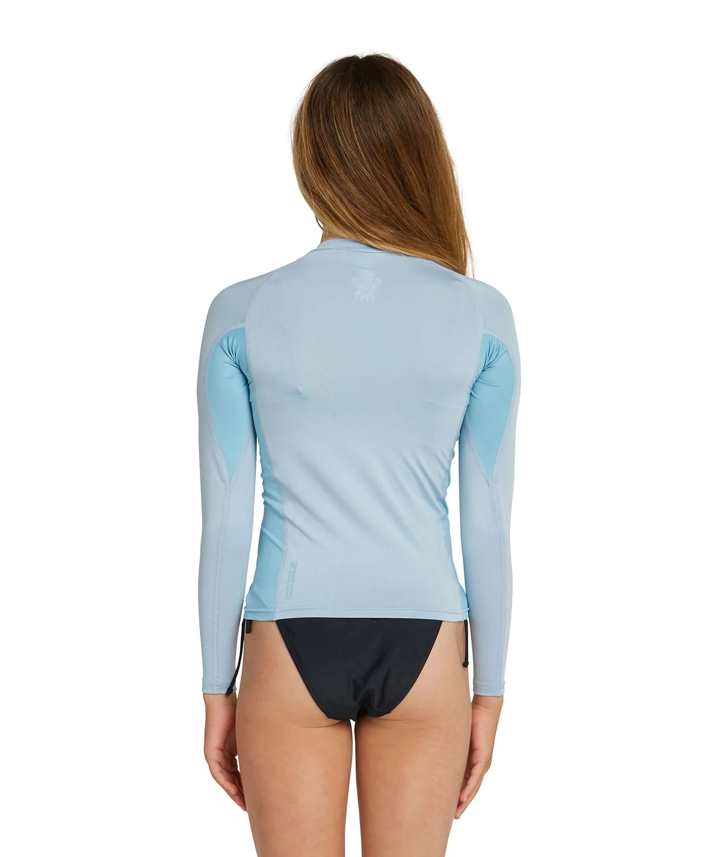 Oneill Classic UV LS Rash Tee Womens - Fog/Light Blue