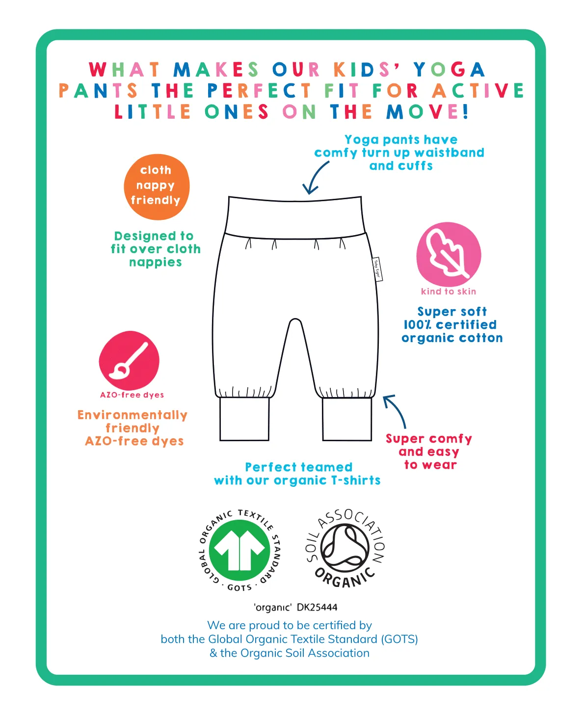 Organic Crocodile Print Yoga Pants