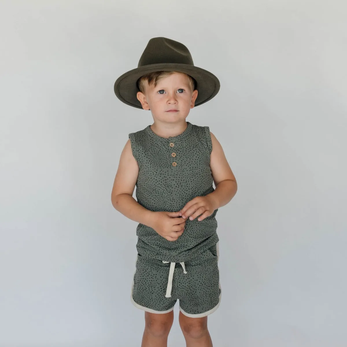 Organic Dappled Shorts