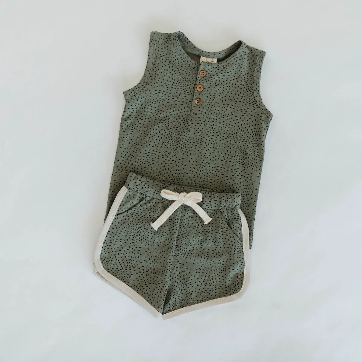 Organic Dappled Shorts