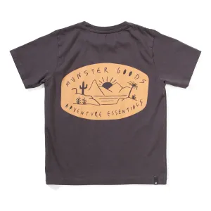 Palmlife Ss Tee - Soft Black