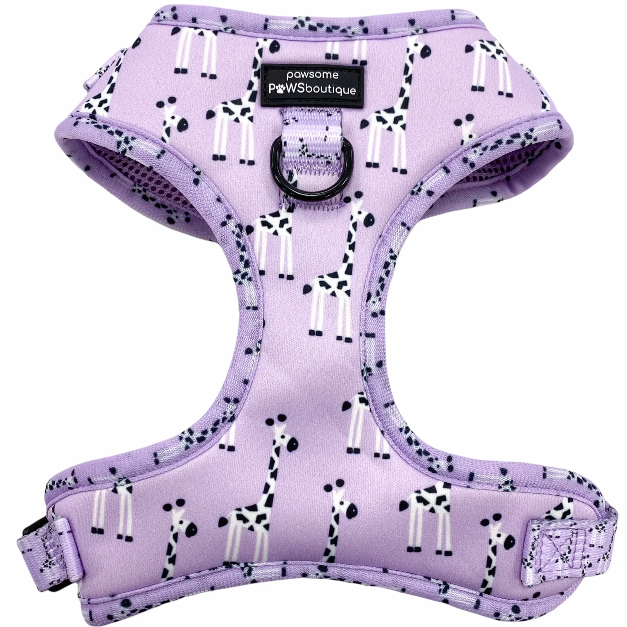 Pawsome Paws Boutique D-Ring Adjustable Dog Harness - Georgina The Giraffe